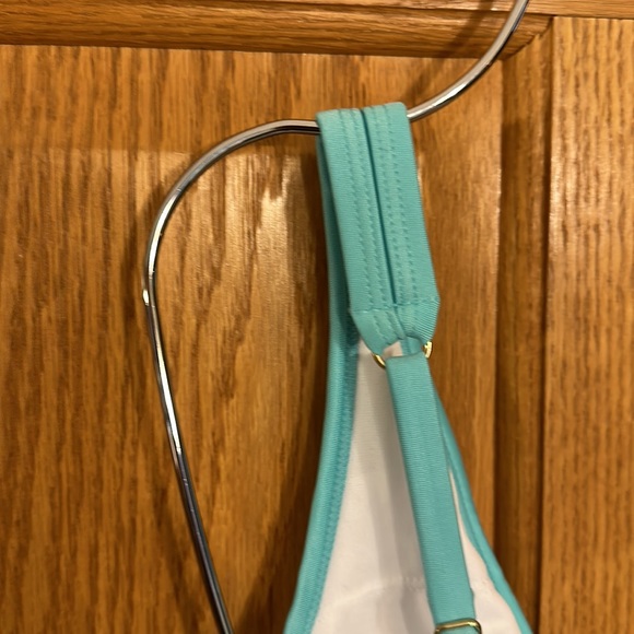 Kona Sol Turquoise & White, high cut leg with low back v cut neck & back - Picture 7 of 11